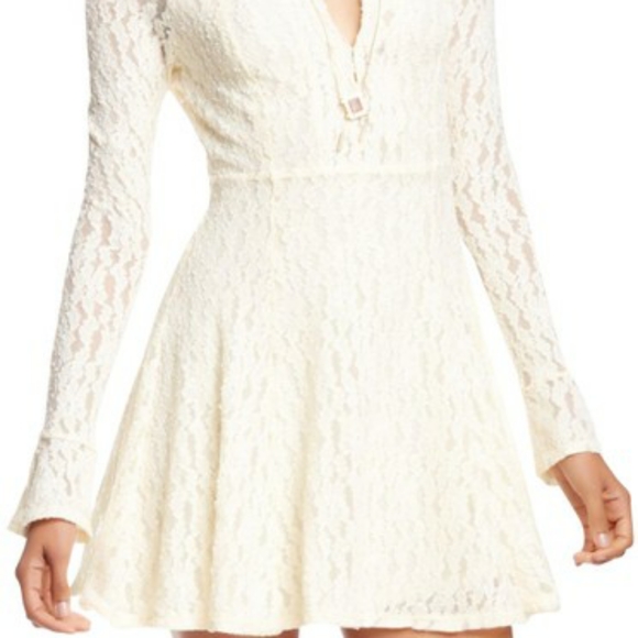 Free People Shearling Lace Dress - Picture 3 of 3
